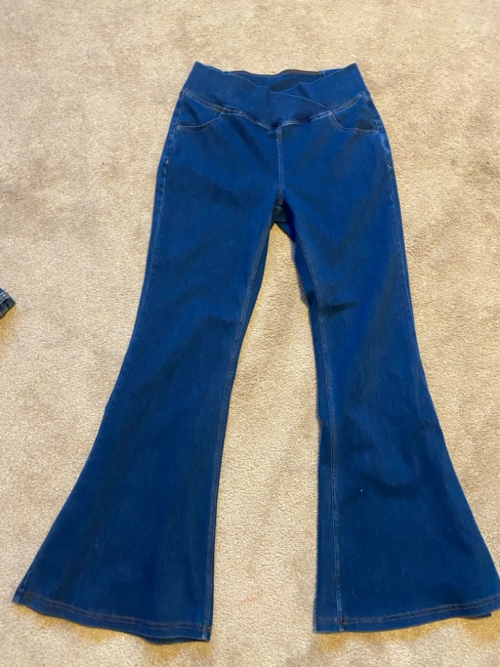 Source Unknown Dark Blue Flare Jeans